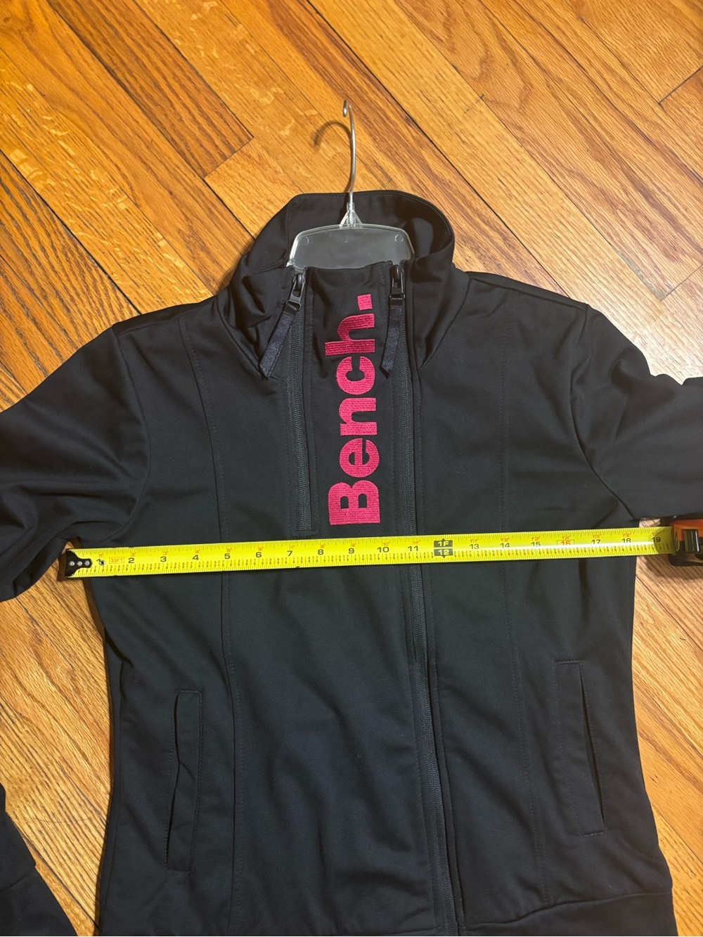 Bench Black Jacket with Pink Logo - Picture 9 of 11